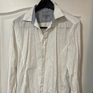 Ted Baker White Dress Shirt Classic Design